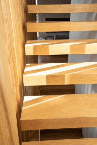 Solid Floating Staircase American Oak Bau Group Collaroy