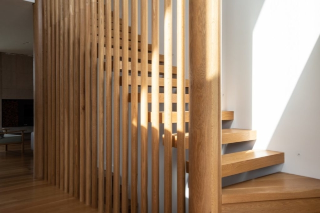 Solid Floating Staircase American Oak Bau Group Collaroy