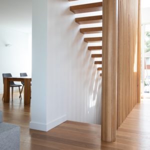 Solid Floating Staircase American Oak Bau Group Collaroy