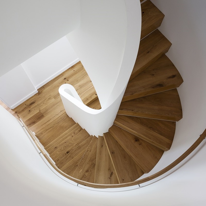 Site finished Engineered European Oak Stairs Palm Beach
