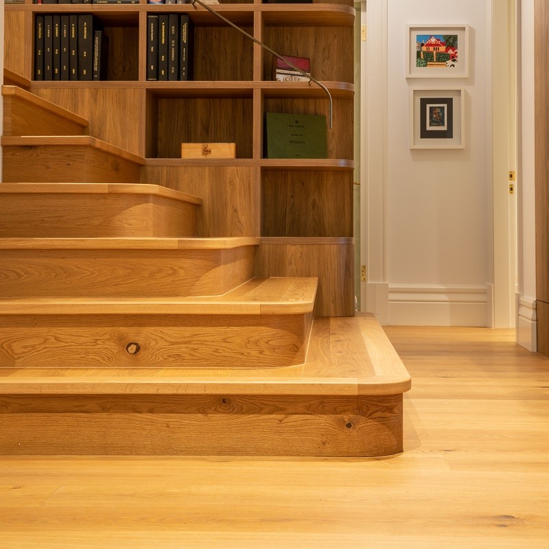 Custom Oak Staircase Darling Point