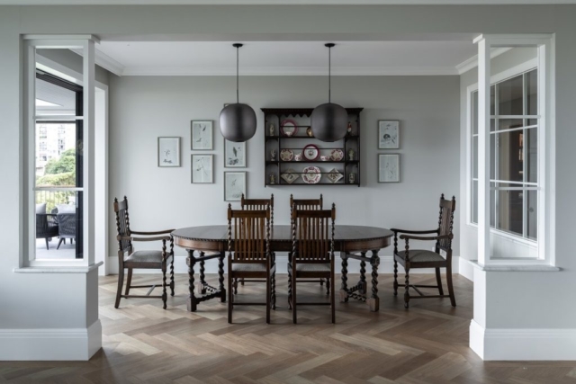 Solid Blackbutt Herringbone Parquetry flooring Cremorne